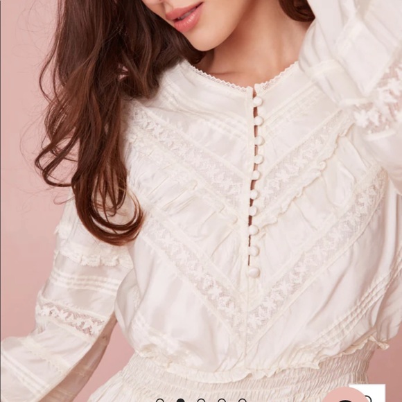 Jones Victorian Lace Mini Dress size small - Picture 2 of 4